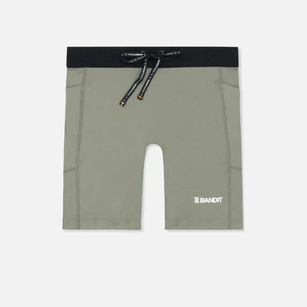 BANDIT RUNNING STAMINA™ 7" WOMEN'S COMPRESSION SHORTS - FATIGUE - Picture 2 of 4